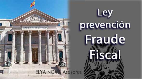 El Congreso aprueba la Ley de prevención y lucha contra el fraude fiscal